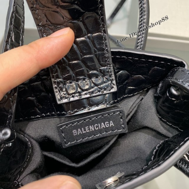 Balenciaga專櫃爆款mini手提購物袋 巴黎世家新潮迷你手機包 fyj1576